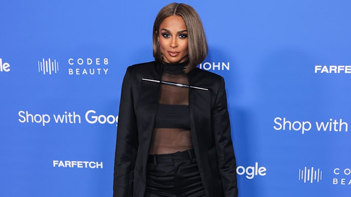 American singer, songwriter, dancer, actress, model and entrepreneur Ciara (Ciara Princess Wilson) wearing an outfit by Grace Ling arrives at the Fashion Trust U.S. Awards 2023 held at Goya Studios on March 21, 2023 in Hollywood, LA, California, USA