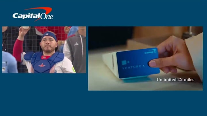 The Fox broadcast broke to an add during the ninth inning of Game 7 in the ALCS between the Blue Jays and Mariners