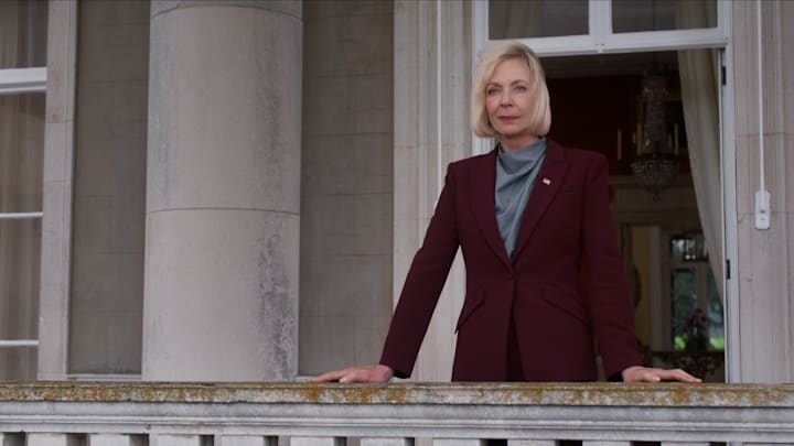 The Diplomat. Allison Janney as Grace in episode 205 of The Diplomat. Cr. Courtesy of Netflix © 2024