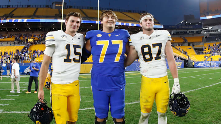 Fernando Mendoza and Jack Endries join Pitt lineman Jackson Brown, who transferred from Cal after the 2022 season Fernando Mendoza and Jack Endries join Pitt lineman Jackson Brown, who transferred from Cal after the 2022 season