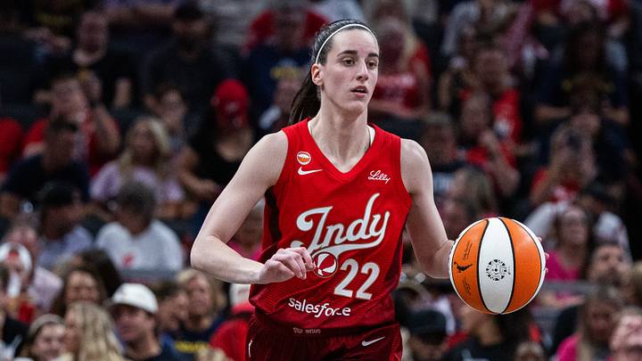 Aug 28, 2026; Indianapolis, Indiana, USA; Indiana Fever guard Caitlin Clark (22) dribbles the ball in the second half against the Connecticut Sun at Gainbridge Fieldhouse. Mandatory Credit: Trevor Ruszkowski-Imagn Images Aug 28, 2026; Indianapolis, Indiana, USA; Indiana Fever guard Caitlin Clark (22) dribbles the ball in the second half against the Connecticut Sun at Gainbridge Fieldhouse. Mandatory Credit: Trevor Ruszkowski-Imagn Images