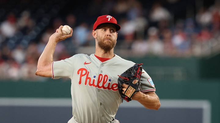 The Philadelphia Phillies and starting pitcher Zack Wheeler can secure a playoff spot with a win on Sunday. The Philadelphia Phillies and starting pitcher Zack Wheeler can secure a playoff spot with a win on Sunday.