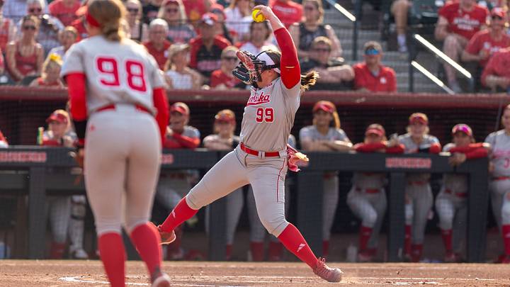 Nebraska pitchers Alexis Jensen and Jordy Frahm were named All-Americans by Softball America for 2026. Nebraska pitchers Alexis Jensen and Jordy Frahm were named All-Americans by Softball America for 2026.