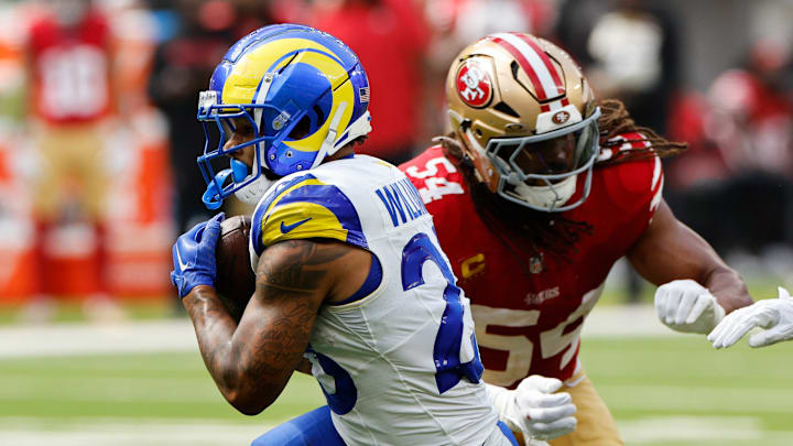 Los Angeles Rams running back Kyren Williams