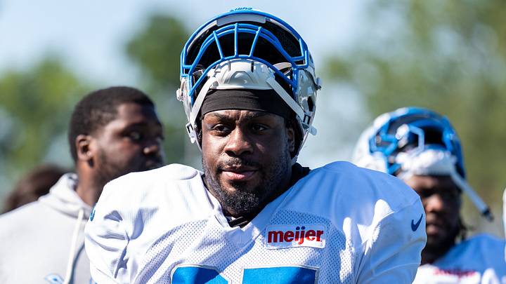 Detroit Lions defensive lineman Levi Onwuzurike (95). Detroit Lions defensive lineman Levi Onwuzurike (95).