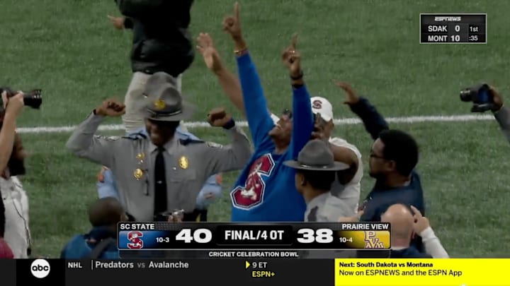 South Carolina State came out on top in a wild Celebration Bowl