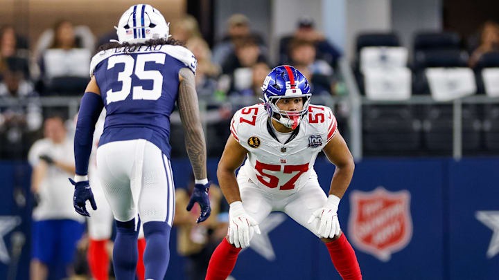 New York Giants linebacker Patrick Johnson (57) is returning to the Eagles, who drafted him. New York Giants linebacker Patrick Johnson (57) is returning to the Eagles, who drafted him.