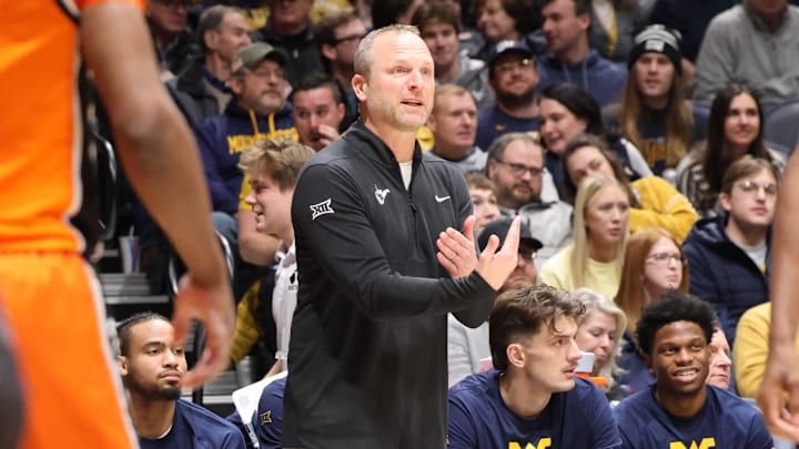 West Virginia University head coach Darian DeVries