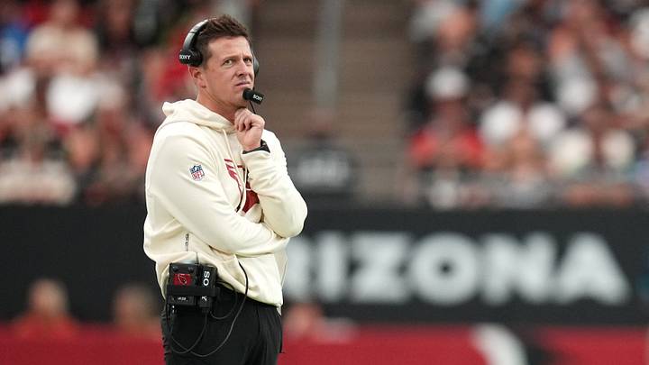 Arizona Cardinals head coach Mike LaFleur watches from the sidelines as they play the Seattle Seahawks at State Farm Stadium in Glendale on Sept. 20, 2026. Arizona Cardinals head coach Mike LaFleur watches from the sidelines as they play the Seattle Seahawks at State Farm Stadium in Glendale on Sept. 20, 2026.