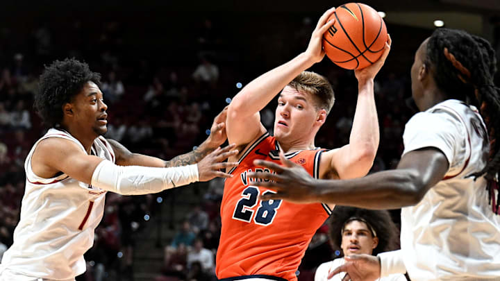 Virginia Cavaliers forward Thijs De Ridder