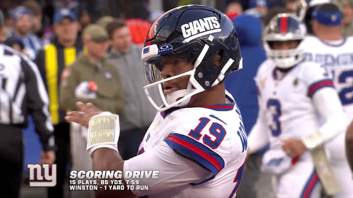 Jameis Winston had a hilarious celebration after he scored a rushing touchdown Sunday