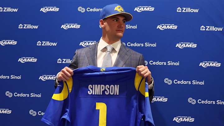 The Rams shocked the league by picking Ty Simpson at No. 13. 