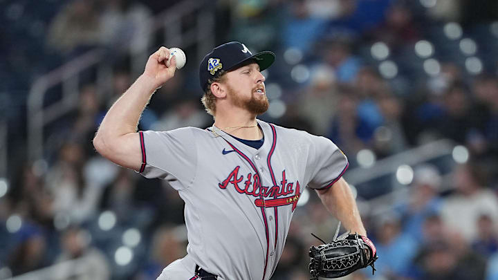 Atlanta Braves pitcher Spencer Schwellenbach