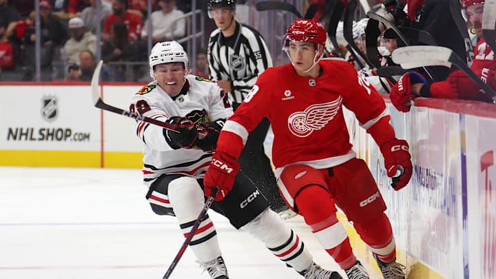 Chicago Blackhawks v Detroit Red Wings