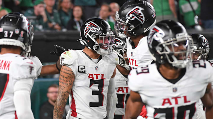 Atlanta Falcons safety Jessie Bates III Atlanta Falcons safety Jessie Bates III