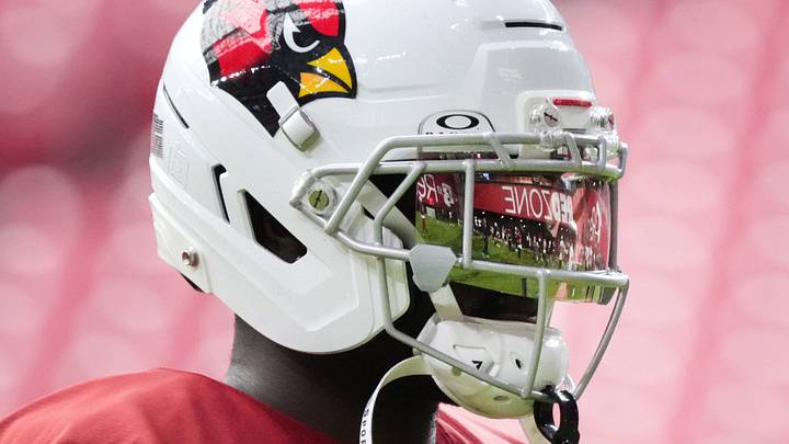 Arizona Cardinals running back Jeremiyah Love (4) practices during training camp at State Farm Stadium in Glendale on July 26, 2026. Arizona Cardinals running back Jeremiyah Love (4) practices during training camp at State Farm Stadium in Glendale on July 26, 2026.