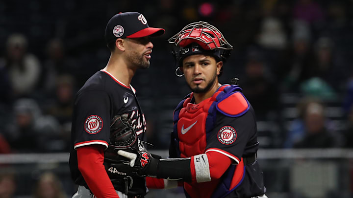 Washington Nationals reliever Jorge Lopez has been suspended three games for throwing at Pittsburgh Pirates outfielder Andrew McCutchen.