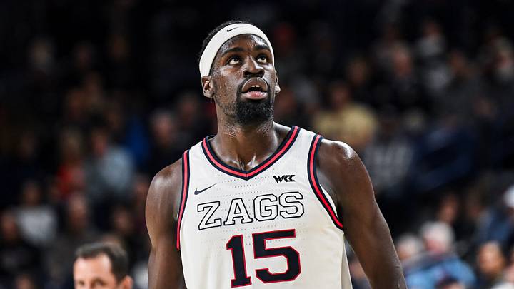 Gonzaga Bulldogs forward Graham Ike (15). Gonzaga Bulldogs forward Graham Ike (15).
