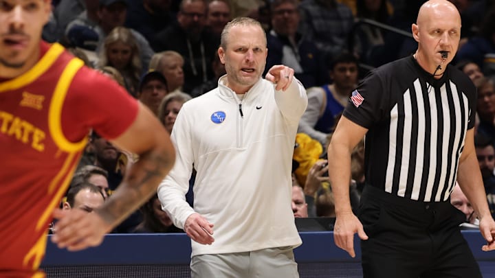 West Virginia University head coach Darian DeVries West Virginia University head coach Darian DeVries