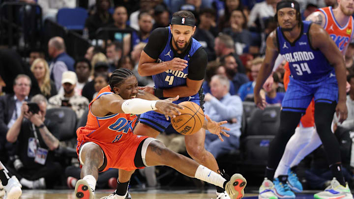 Jalen Suggs is known for his ability to play through pain and through seemingly devastating injuries and hits. On Thursday, the Orlando Magic felt they had to protect him from himself.
