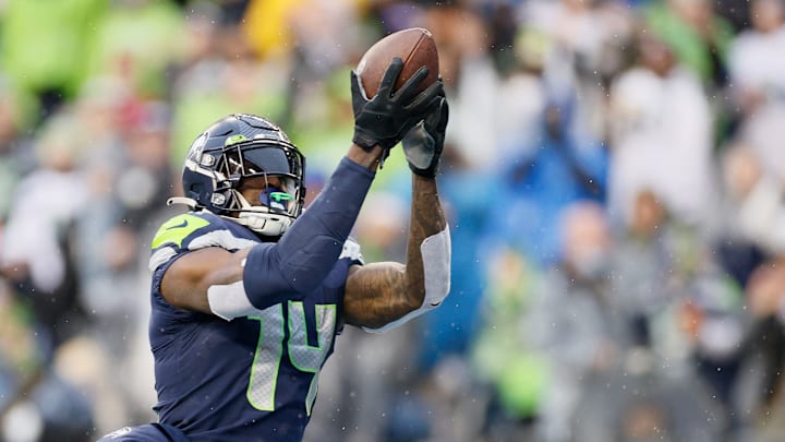 DK Metcalf of the Seattle Seahawks