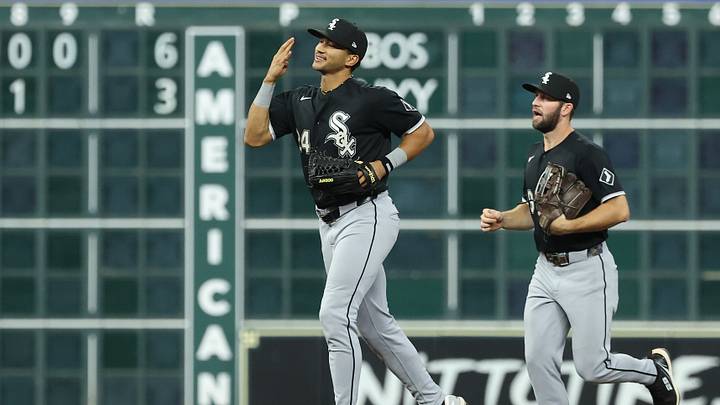 Sep 29, 2026; Houston, Texas, USA; Chicago White Sox outfielder Braden Montgomery (24) reacts after game one of the Wildcard round for the 2026 MLB Playoffs at Daikin Park. Mandatory Credit: Troy Taormina-Imagn Images Sep 29, 2026; Houston, Texas, USA; Chicago White Sox outfielder Braden Montgomery (24) reacts after game one of the Wildcard round for the 2026 MLB Playoffs at Daikin Park. Mandatory Credit: Troy Taormina-Imagn Images