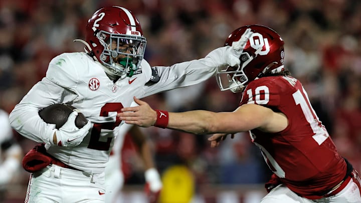 Zabien Brown, John Mateer, Alabama Crimson Tide, Oklahoma Sooners