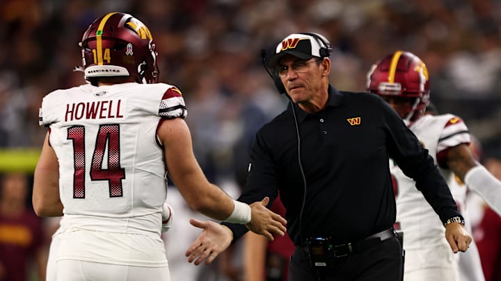 Ron Rivera, Sam Howell, Washington Commanders