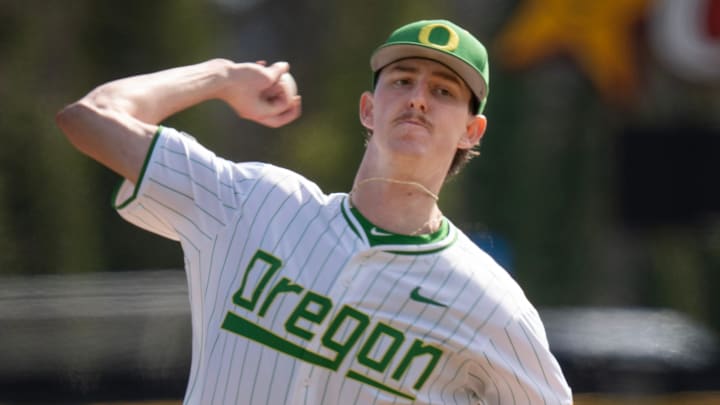 Jason Reitz pitched another 6.1 solid innings for the Ducks, leaving the game with a 2-1 lead, striking out four.