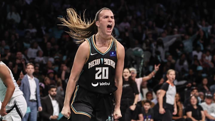 New York Liberty guard Sabrina Ionescu.