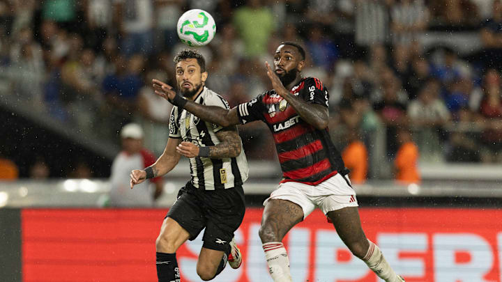Gerson venceu diversos duelos individuais contra o Botafogo Gerson venceu diversos duelos individuais contra o Botafogo