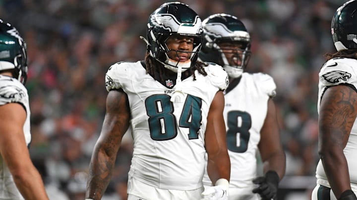 Philadelphia Eagles tight end E.J. Jenkins (84) .