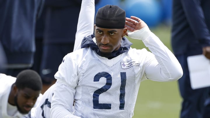 Cornerback Jaylon Jones has proven a useful reserve since arriving as an undrafted free agent in 2022 and continued to thrive during offseason work.