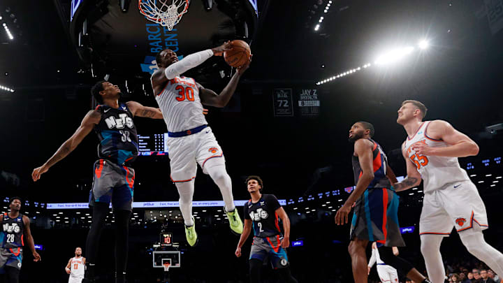 New York Knicks v Brooklyn Nets