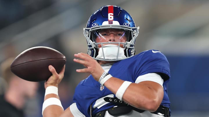 New York Giants quarterback Jaxson Dart will make his first NFL start on Sunday vs. the Chargers.