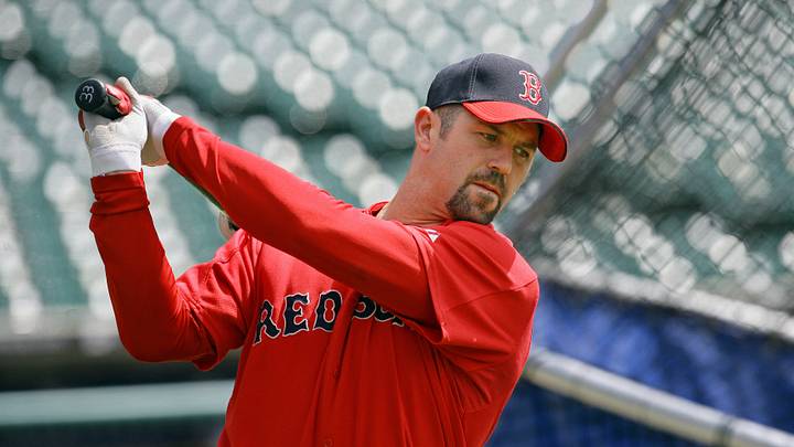 June 4, 2006; Detroit, MI, USA; Boston Red Sox catcher (33) Jason Varitek before playing against the Detroit Tigers at Comerica Park. Mandatory Credit: Tom Szczerbowski-USA TODAY Sports Copyright Tom Szczerbowski June 4, 2006; Detroit, MI, USA; Boston Red Sox catcher (33) Jason Varitek before playing against the Detroit Tigers at Comerica Park. Mandatory Credit: Tom Szczerbowski-USA TODAY Sports Copyright Tom Szczerbowski