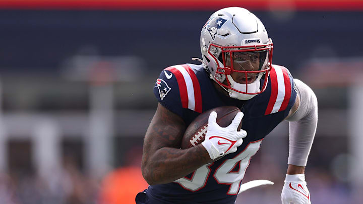 New England Patriots wide receiver Kendrick Bourne (84)