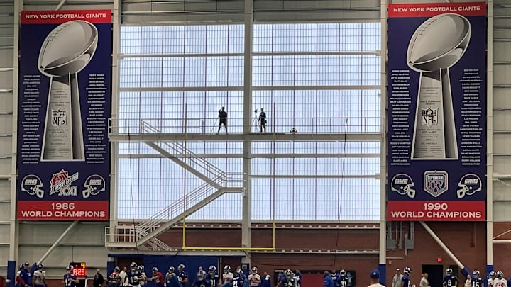 East Rutherford, NJ -New York Giants indoor practice facility.