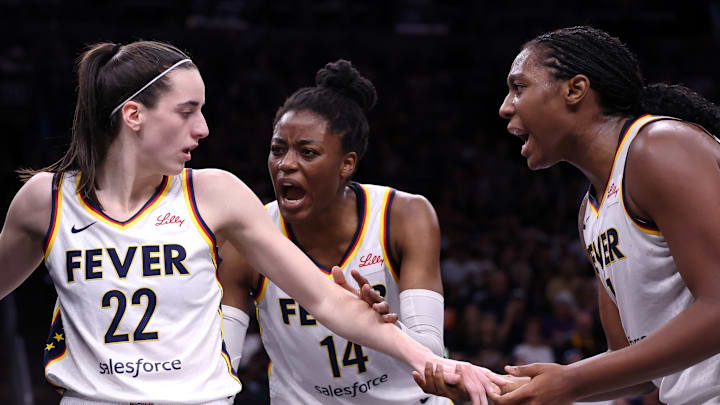 Indiana Fever, Aliyah Boston, Temi Fagbenle, Caitlin Clark