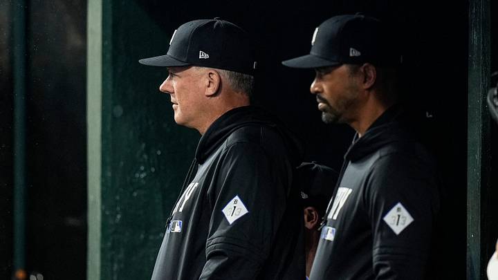 Detroit Tigers manager A.J. Hinch and bench coach George Lombard. Detroit Tigers manager A.J. Hinch and bench coach George Lombard.