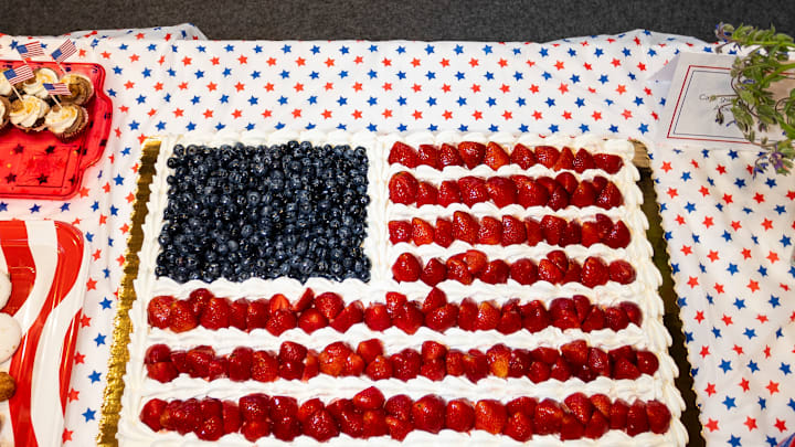 American Flag Cake
