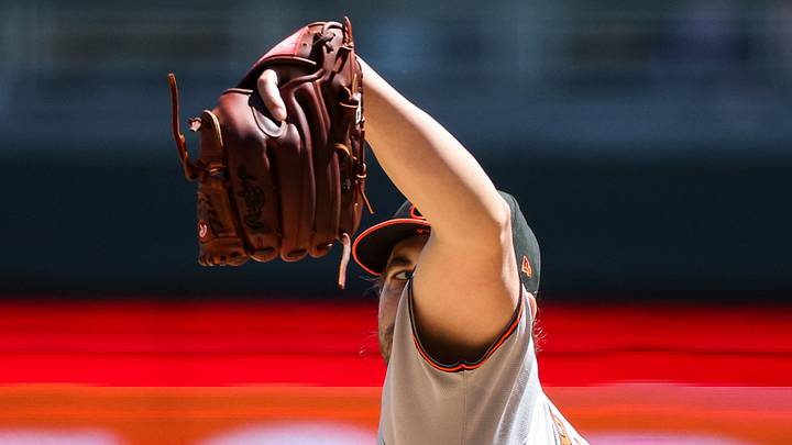 Starting pitcher Dean Kremer. Starting pitcher Dean Kremer.