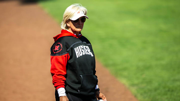 Nebraska head softball coach Rhonda Revelle spoke publicly about being under investigation for the first time at the NFCA Convention. Nebraska head softball coach Rhonda Revelle spoke publicly about being under investigation for the first time at the NFCA Convention.