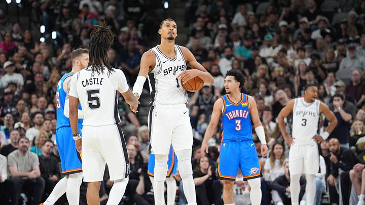 Victor Wembanyama and the Spurs evened their NBA playoff series with the Thunder on Sunday with a dominant 103–82 win in San Antonio. Victor Wembanyama and the Spurs evened their NBA playoff series with the Thunder on Sunday with a dominant 103–82 win in San Antonio.