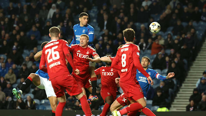 Alfie Dorrington looks on as Aberdeen go 2-0 down