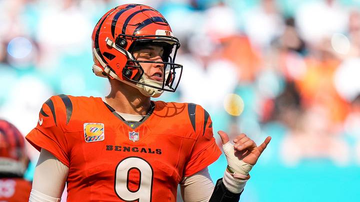 Cincinnati Bengals quarterback Joe Burrow. Cincinnati Bengals quarterback Joe Burrow.