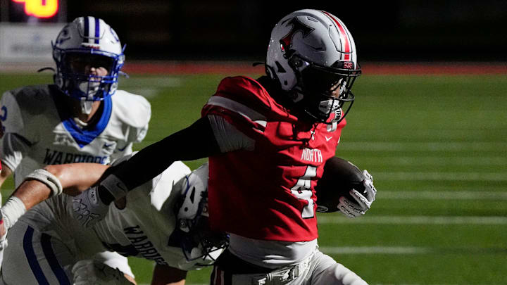No. 7 North Oconee defeated MLK Jr. on Friday night with a final score of 42-21. No. 7 North Oconee defeated MLK Jr. on Friday night with a final score of 42-21.