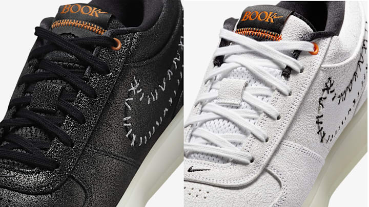 The Nike Book 1 in the "Halloween" and "Christmas" colorways.