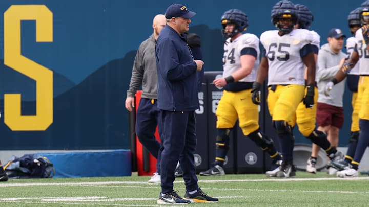 West Virginia University head coach Rich Rodriguez