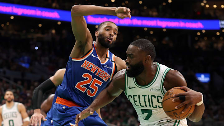 New York Knicks v Boston Celtics - Game One